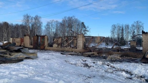 Крупный пожар произошел в поселке Старцево Городецкого округа